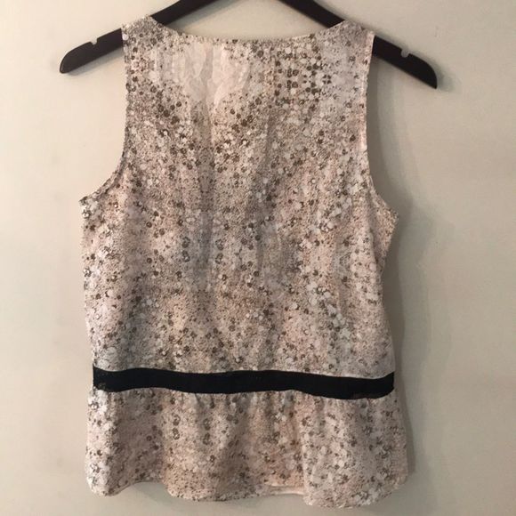 BCBGENERATION V-Neck Ruffled Hem Sleeveless Blosue - Picture 5 of 8